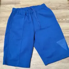ブルー ハーフパンツ　Mサイズ