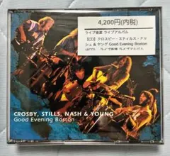 遂に出品4CD CSN&Y 再結集【GOOD EVENING BOSTON】輸入