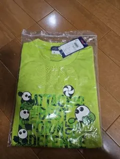 値下げ可能　春高2019Tシャツ　アシックス　黄緑のサムネイル