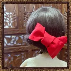 和装　髪飾り　成人式　結婚式　卒業式　大正ロマン　大人の清く美し上品リボン