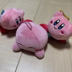 カービィ ぬいぐるみ 3体セット ストラップ付き