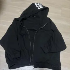 RODEO CROWNS ブラック ジップアップパーカー