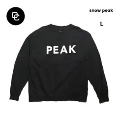 【ICHI様】snow peak ジャーナルスタンダード別注 スウェット 黒 L