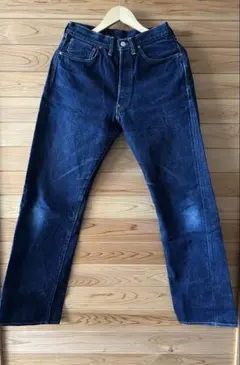 桃太郎ジーンズ 銅丹 G004-MZ セルビッチデニムパンツ 濃紺 日本製36