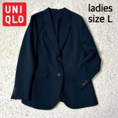 【未使用品】UNIQLO レディース 感動ジャケット ネイビー Lサイズ 2B
