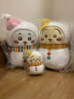 エニマイくじ ちいかわ うさぎ ぬいぐるみ・マスコット3点セット