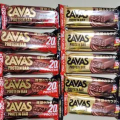 匿名配送　明治　ザバス　プロテインバー　チョコレート　10本セットのサムネイル