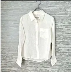 ◆新品タグ付き◆麻100％ 白シャツ 36 S アーバンリサーチサニーレーベル