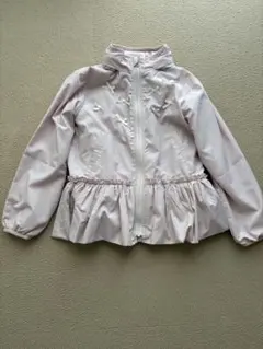 petit main 【撥水】ペプラムウィンドブレーカー