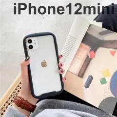 iPhone12mini スマホケース シンプル 落下防止 レンズカバー付き