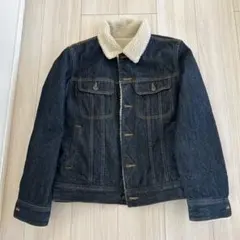 ボア デニムジャケット