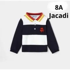 jacadi ⭐︎新品⭐︎ 刺繍入り長袖ポロシャツ8A
