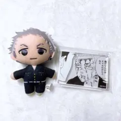 東京リベンジャーズ 三ツ谷隆 アクリルブロック ぬいぐるみ 原画展