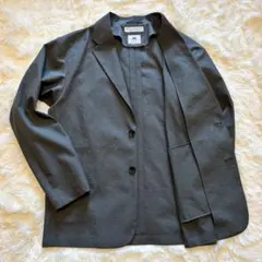 【美品】BEAUTY&YOUTH テーラードジャケット 軽量素材 グリーン