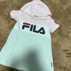 FILA フード付き 半袖Tシャツ パステルカラーのサムネイル
