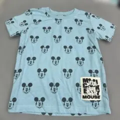ミッキーマウス Tシャツ 110cm ライトブルー