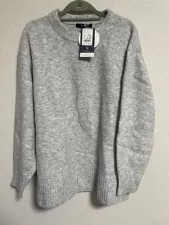 【未使用】アベイル　RagOut グレー 長袖ニットセーター L