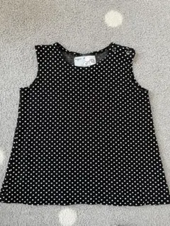 ★agnès b. ベビー ドット柄ノースリーブワンピース サイズ18m★
