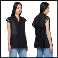 sacai 25ss チョークストライプベスト