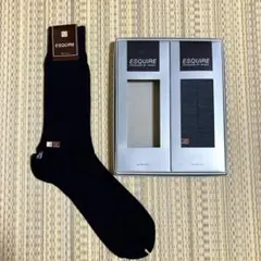 ESQUIRE メンズ ソックス 2足セット