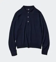 ユニクロ　メリノポロセーター　XL