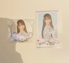 ＝LOVE イコラブ シナモン　フォトカード　缶バッジ 大谷映美里　シナモロール