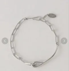 BEAUTY&YOUTH シルバーリンクチェーンブレスレット