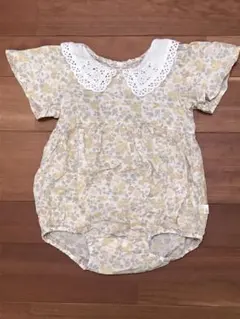 テータテート　花柄　ロンパース　80