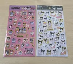 ダイソー　サンリオキャラクターズ　シール　2枚セット　メロクロ