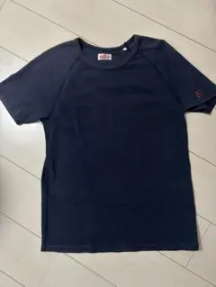 美品 デウスエクスマキナ サマーニット インディゴブルー 半袖 Tシャツ 