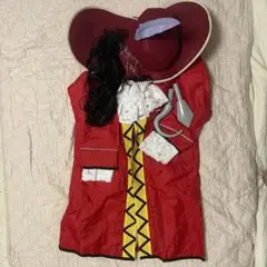 ディズニー ハロウィン クリスマス コスプレ 海賊 130 フック船長 キッズ