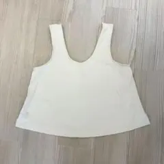 lululemon クロップド タンクトップ ホワイト　サイズ6のサムネイル