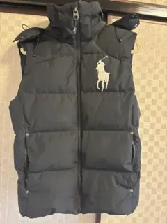 Polo Ralph Lauren ブラックダウンベスト S