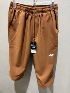 YONEX ブラウン 七分丈パンツ 男女兼用Mサイズ