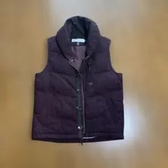 ダークパープル フード付き ベスト(ユニバーシティオックスフォード)