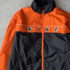 14097 NIKE 刺繍ロゴ ツートン 中綿ジャケット ジャンパー