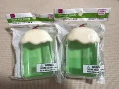 新品　DAISO ダイソー ケース　キーホルダー　クリームソーダ　フロート　緑のサムネイル