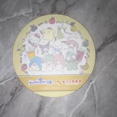 Sanrio♡ サンリオキャラクター集合　コースター　イエローのサムネイル