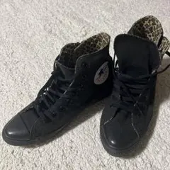 コンバースCONVERSE ALL STAR ブラック ヒョウ柄 24cm