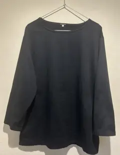 FREAK'S STORE ネイビー 七分袖カットソー L