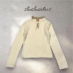 s2377 スーナウーナ ニット ラビットファー リアルファー付セーター