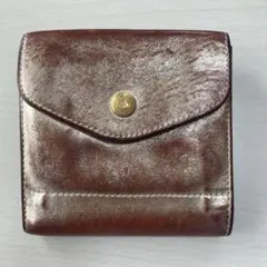 IL BISONTE 二つ折り財布　シルバー