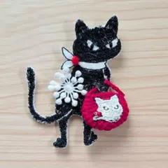 C01 ブローチアクセサリー　ハンドメイドミナペルホネンファンに