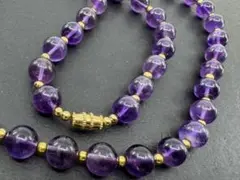 M4515 アメジスト　ネックレス　ヴィンテージ アクセサリー