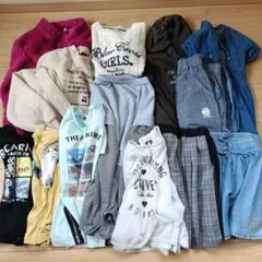 女の子 まとめ売り　150〜160　春夏秋冬　ラブトキ　ピンクラテ　ユニクロ等