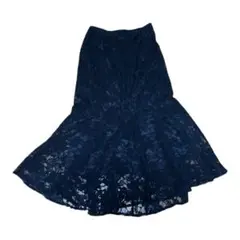 【値下げ可能】SAISON DE PAPILLON ブラックレーススカート