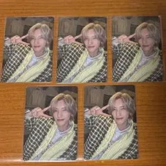 なにわ男子 HARD WORK 通常盤特典 トレカ 道枝駿佑 5枚セット