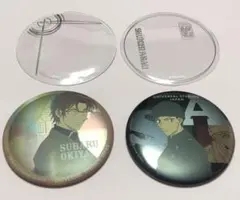 USJ ユニバ 名探偵コナン 2025 缶バッジ 赤井秀一 ＆2022 沖矢昴