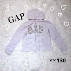 【GAP】130㎝　ピンク　スパンコール　パーカー