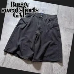 gap sweat denim wide shorts y2k grungeのサムネイル